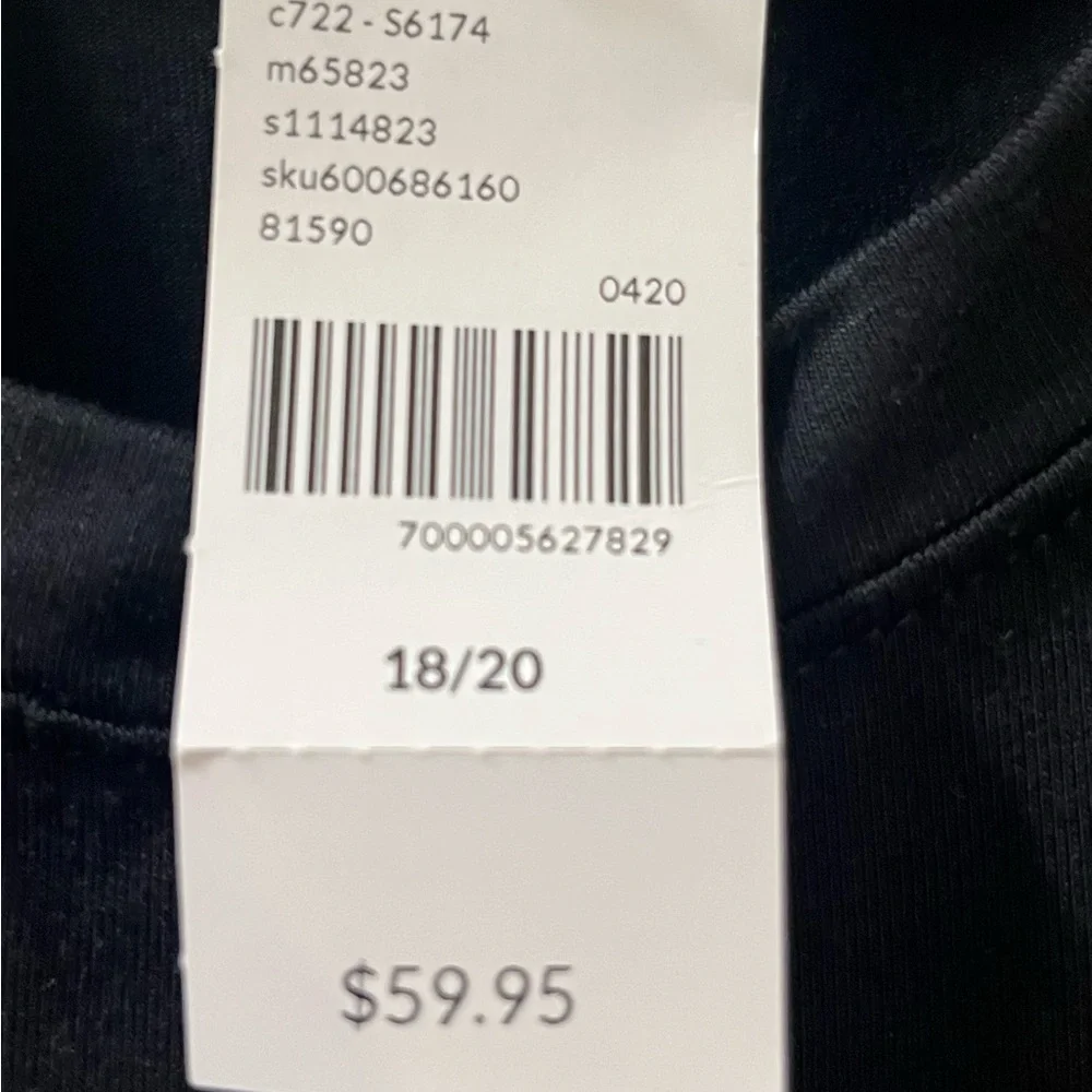 Lane Bryant Black Asymmetrical Dress - Picture 3 of 3